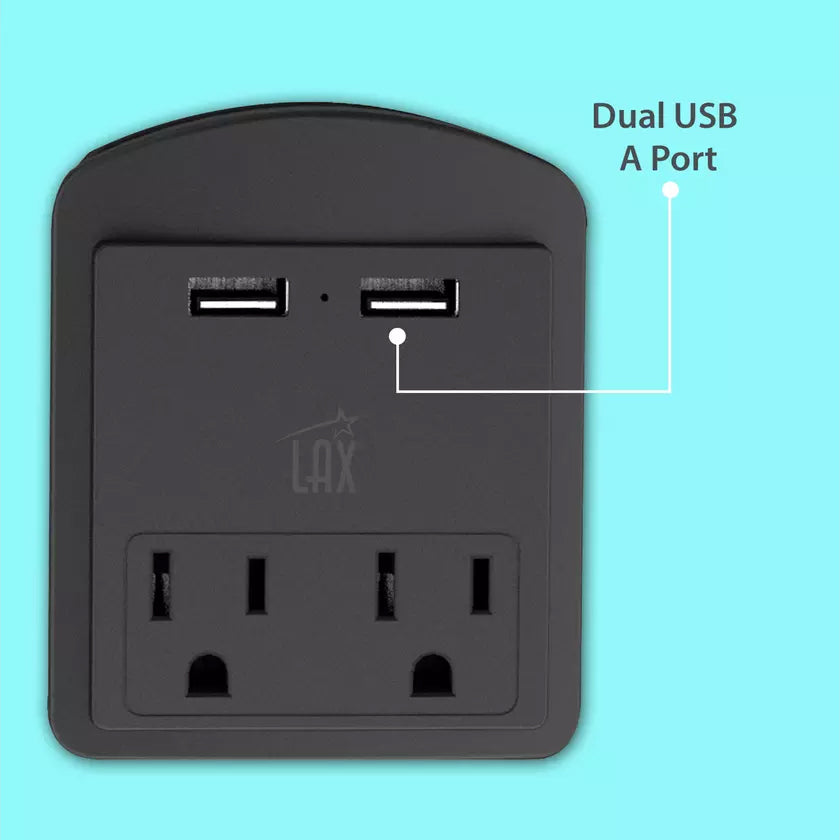 2-Pack: Surge Protector 2 Wall Outlets and 2 USB Ports Websites For Sale