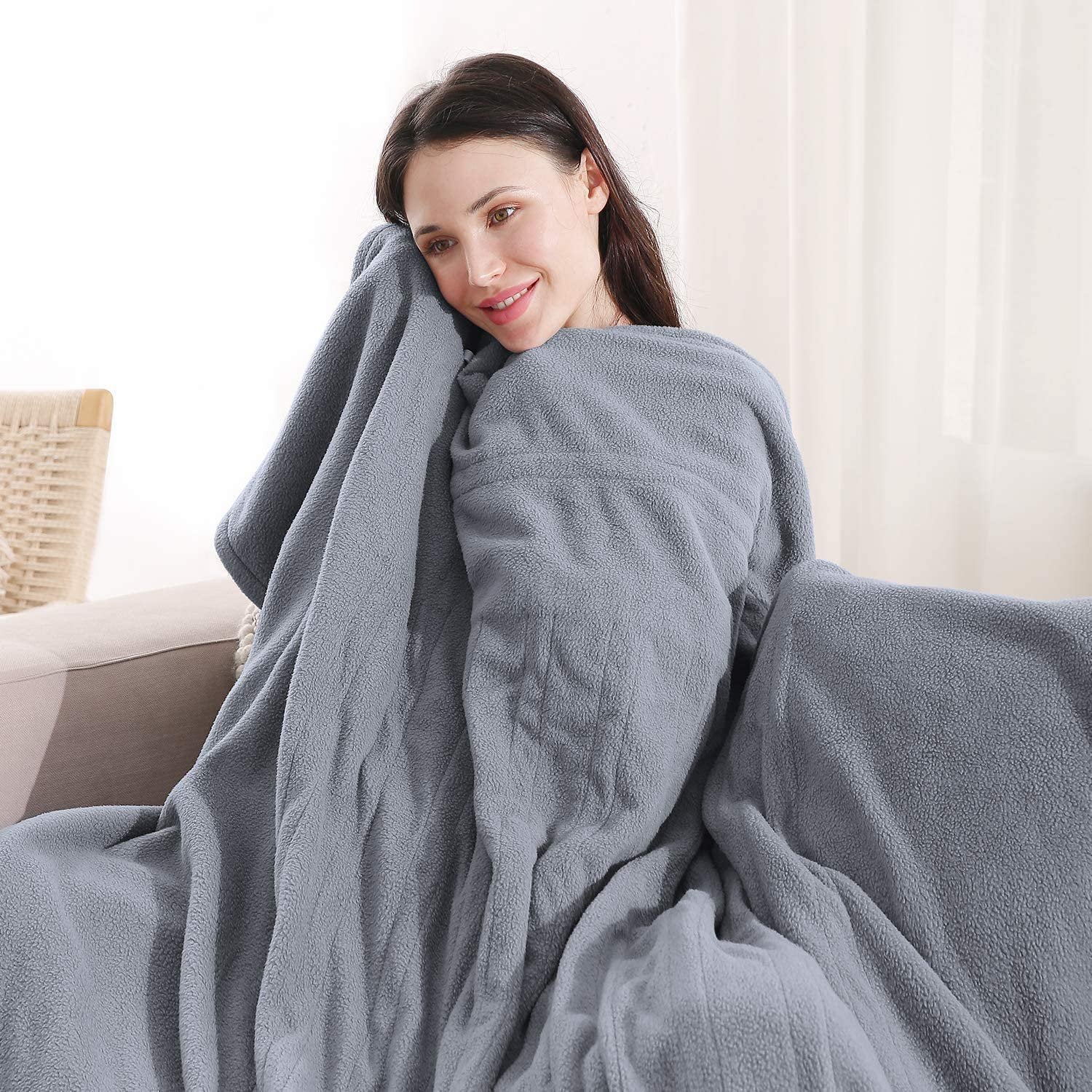 Polar Fleece Full Body Warming Premium Microfiber Sofa Blankets Find Great Cheap Online