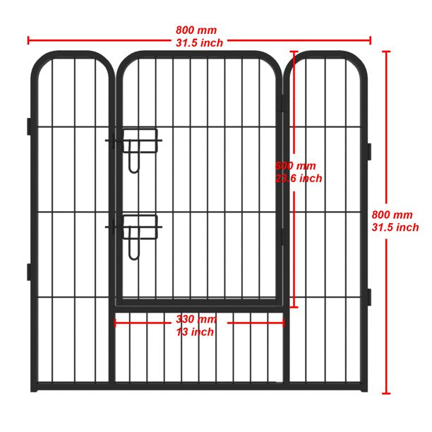 16 Panels Large Indoor Metal Pet Fence Enjoy Online