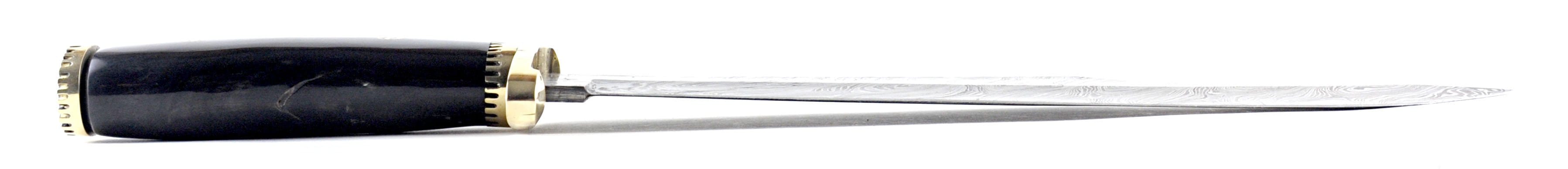 White Deer Damascus Steel Alamo Jim Bowie Knife, 11.5 Blade, Bone Handle, Sheath - DM-700 Outlet Websites