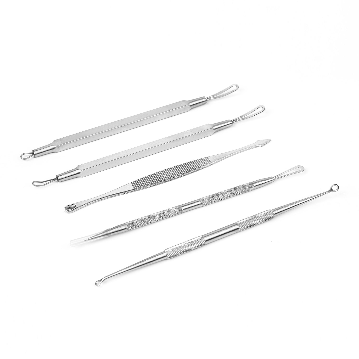 5-Piece Set: Blackhead Remover Kit Stainless Steel Popping Zit Remover Outlet Original