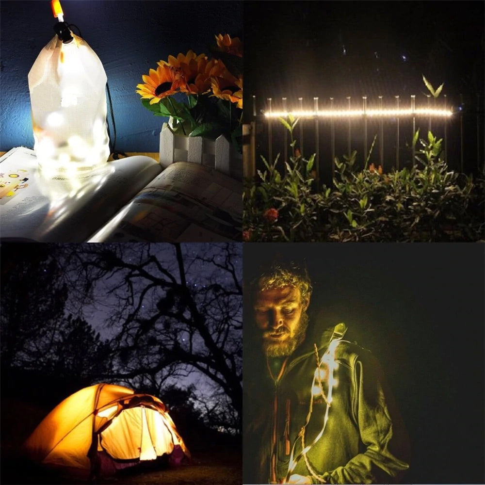 5 Feet Portable USB LED Rope Light and Lantern For Nice