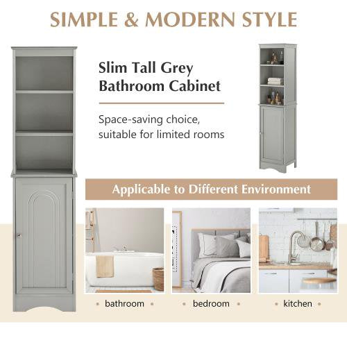 Modern Freestanding Tall Bathroom Locker Cheap Sale Huge Surprise