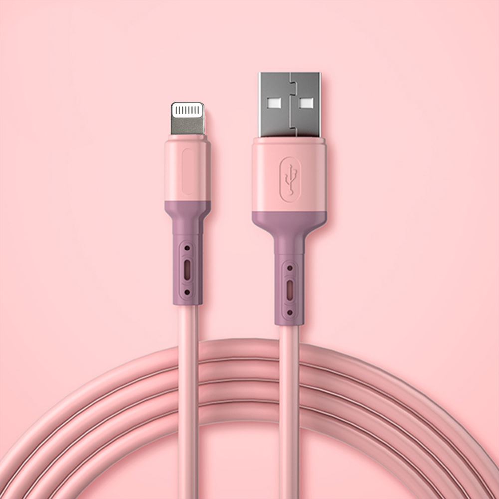 2-Pack: Colorful Charging Cables - Lightning or USB-C Choice Online
