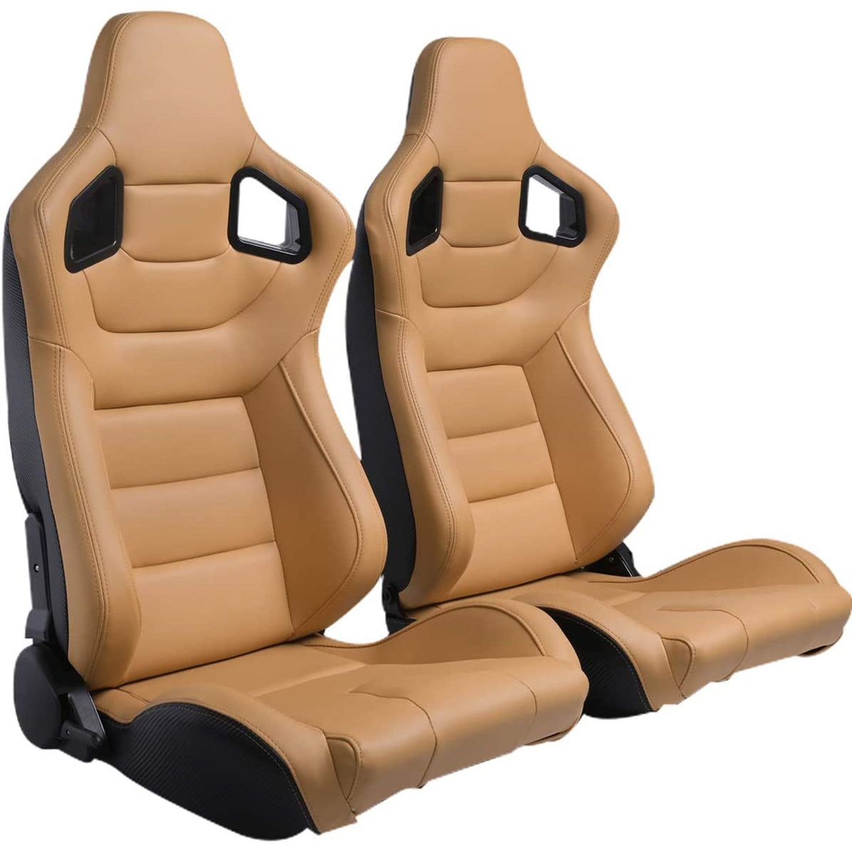 2-Pieces Set: Universal PVC Leather Bucket Seats Marketable Sale Online