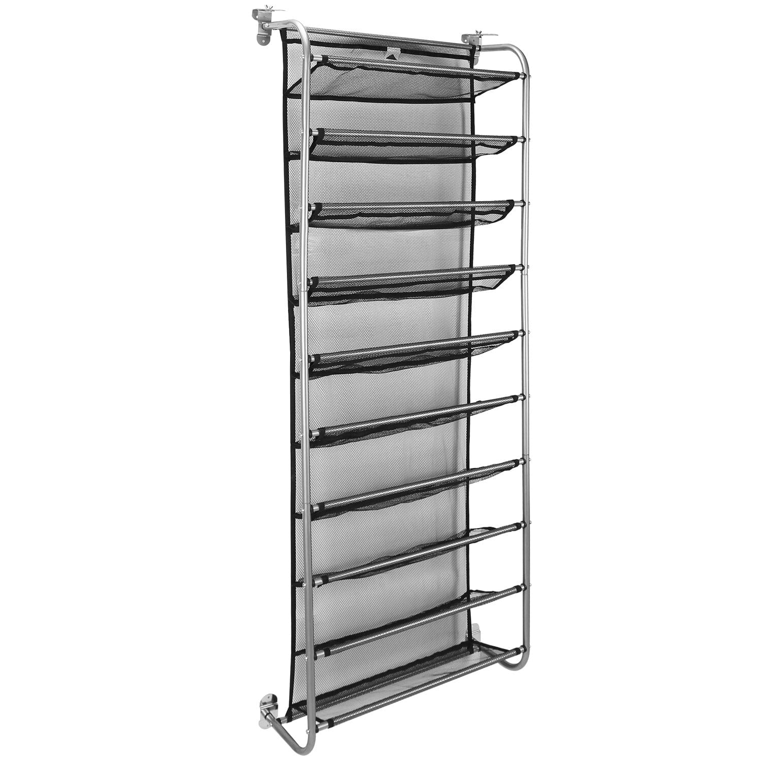 10-Tier Over the Door Shoe Rack Organizer Holder Hanging Storage Shelf Buy Cheap Fake