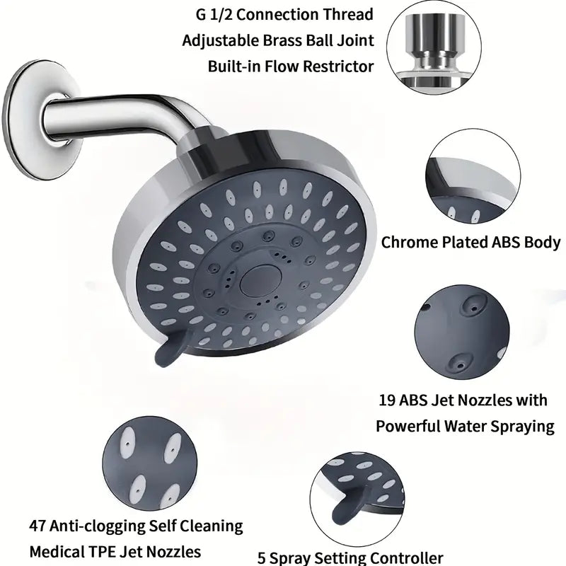 Multifunctional Replacement Rain Shower Head Clearance Best Pices