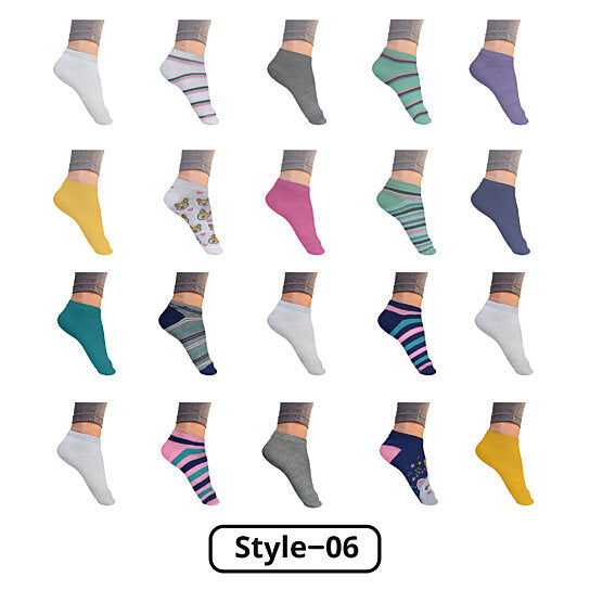 Women’s Breathable Stylish Colorful Fun No Show Low Cut Ankle Socks Top Quality Sale Online