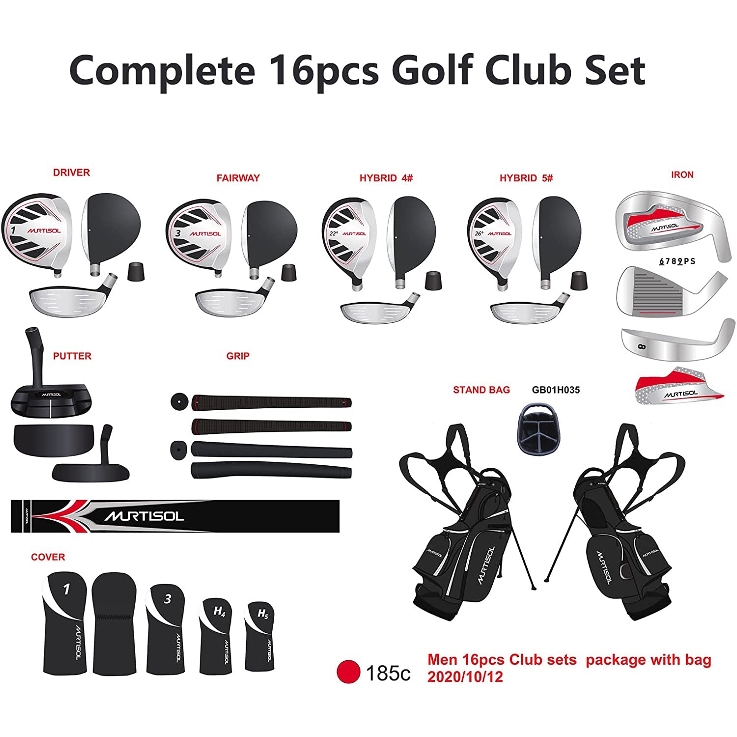 Complete Men's Golf Club Package Sets Buy Cheap Pay With Paypal