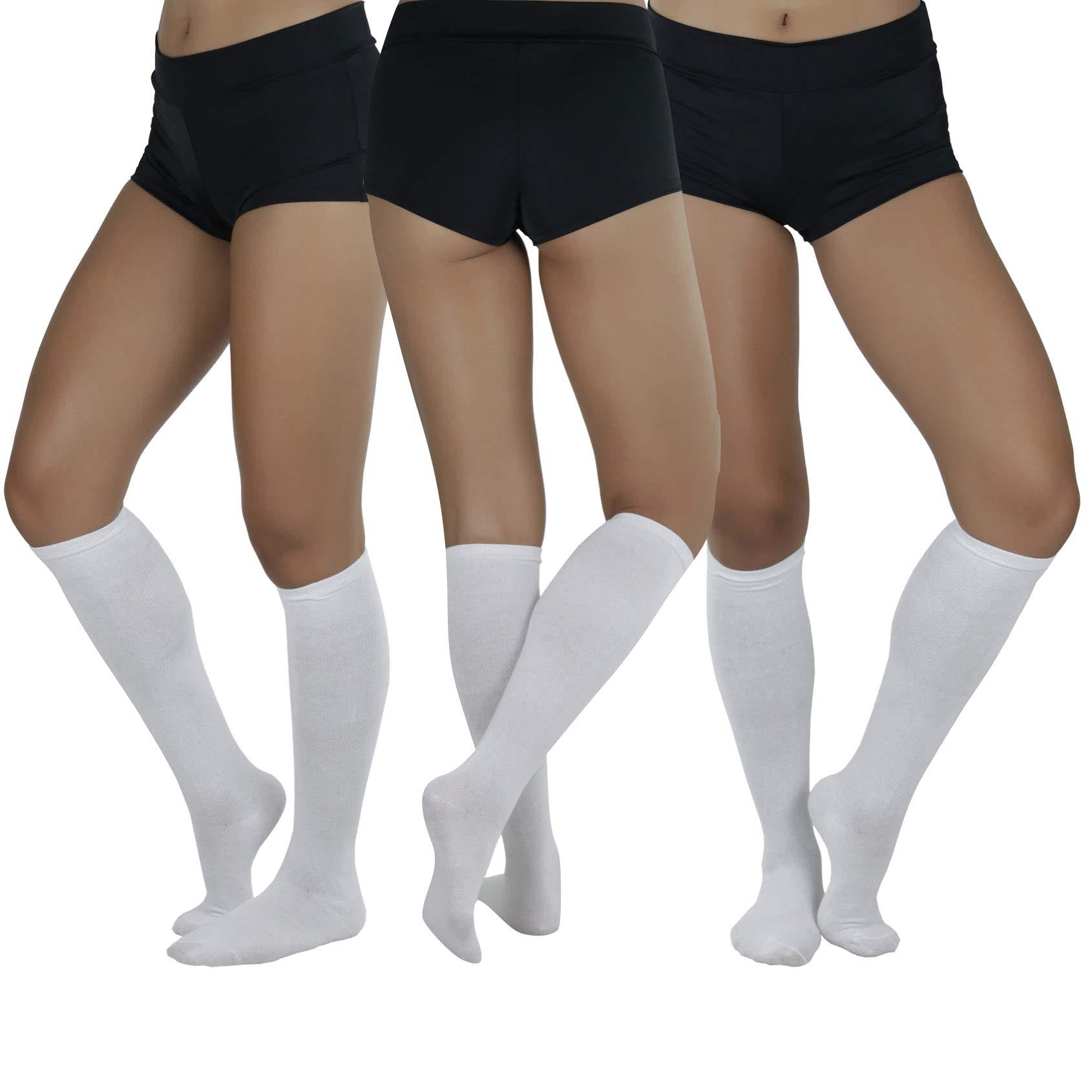 6-Pack: ToBeInStyle Classic Cotton Blend Uniform Knee-High Socks View Cheap Online