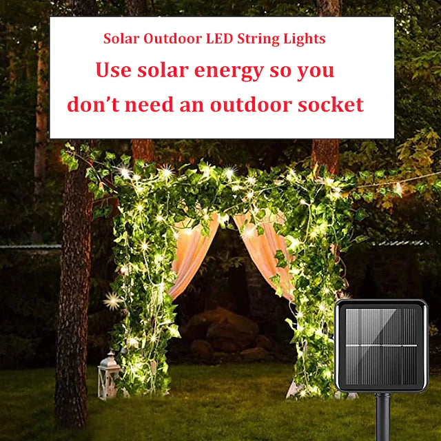 LED Solar Ivy Leaf String Light Clearance Pices