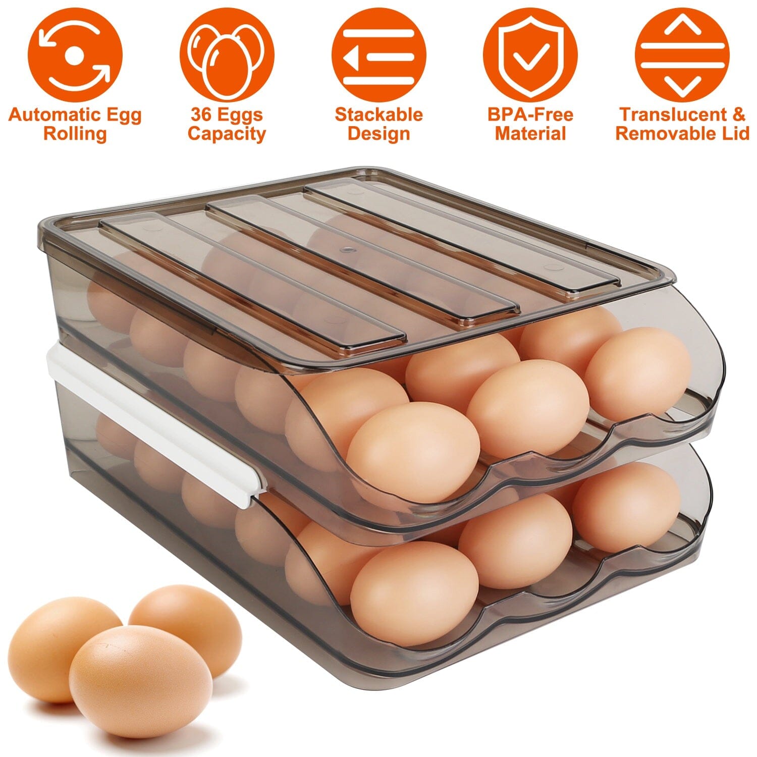 Double Layer Egg Storage for Refrigerator Discount Shop