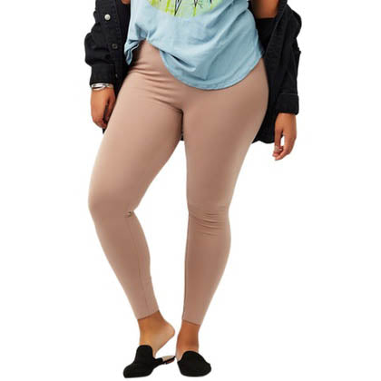 ToBeInStyle Women's Skinny Fit Cotton Full Length Leggings - Regular and Plus Sizes Affordable Sale Online