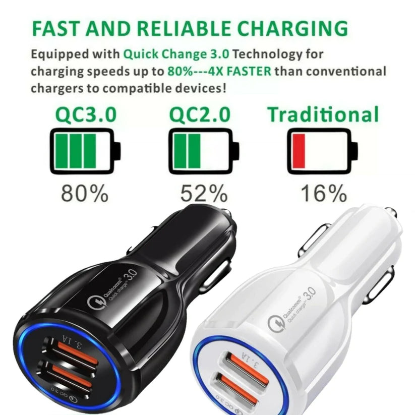 2-Port USB Fast Car Charger Adapter Cheap Sale Get Authentic