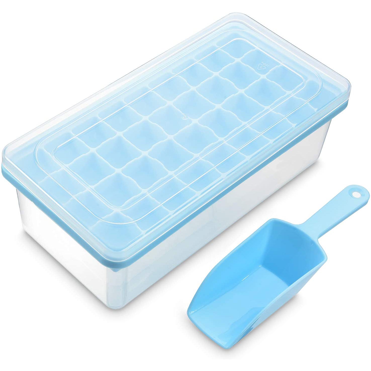 Ice Cube Tray with Lid and Bin Best Sale Cheap Online