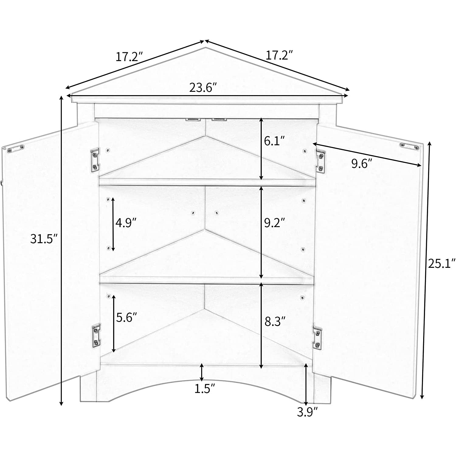 Shelf Corner Locker Triangle Corner Cabinet For Sale Wholesale Pice