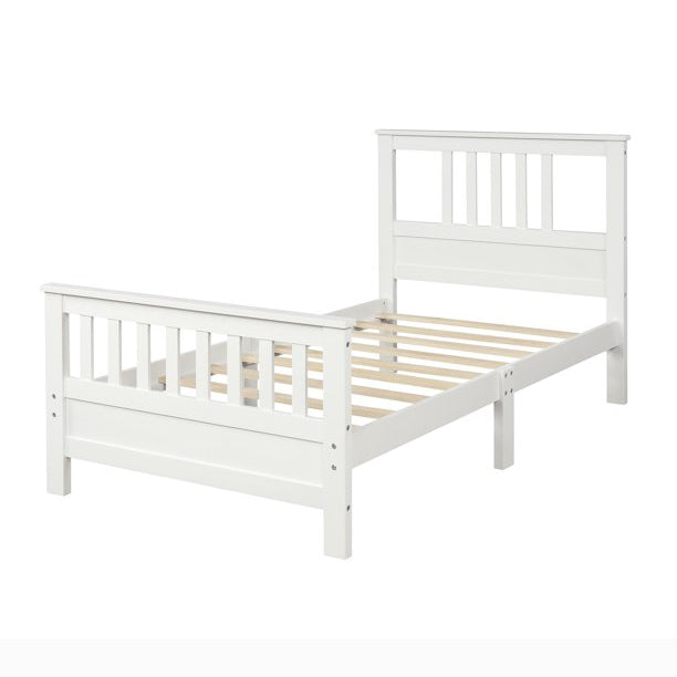 Solid Wood Platform Bed and Kids Room Headboard Cheap Sale Newest