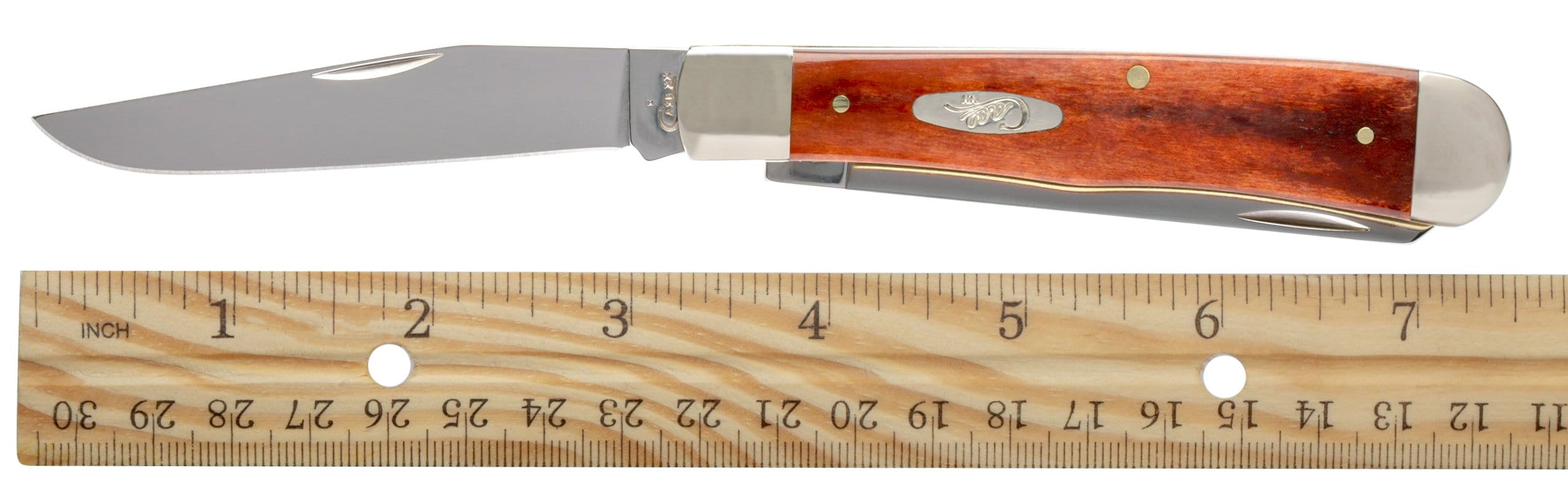 Case Trapper, Two Blades, Smooth Chestnut Bone Handle (6254 SS) - 28707 Purchase Sale Online