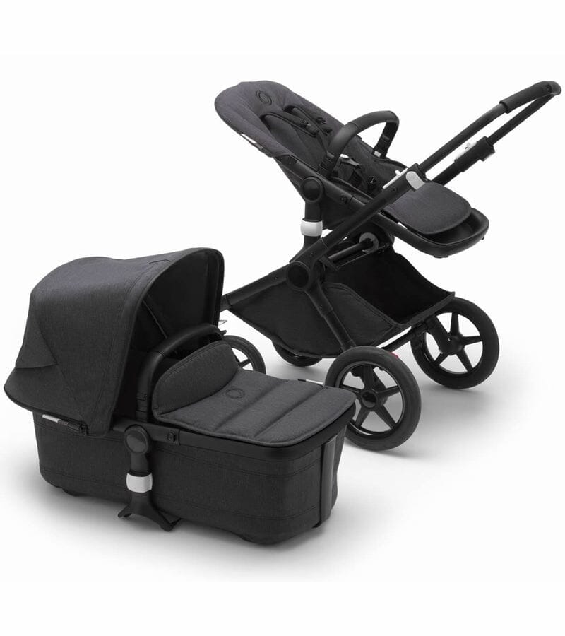 Bugaboo Fox2 Complete Stroller - Black/Mineral Washed Black (Refurbished) Clearance 2025 New