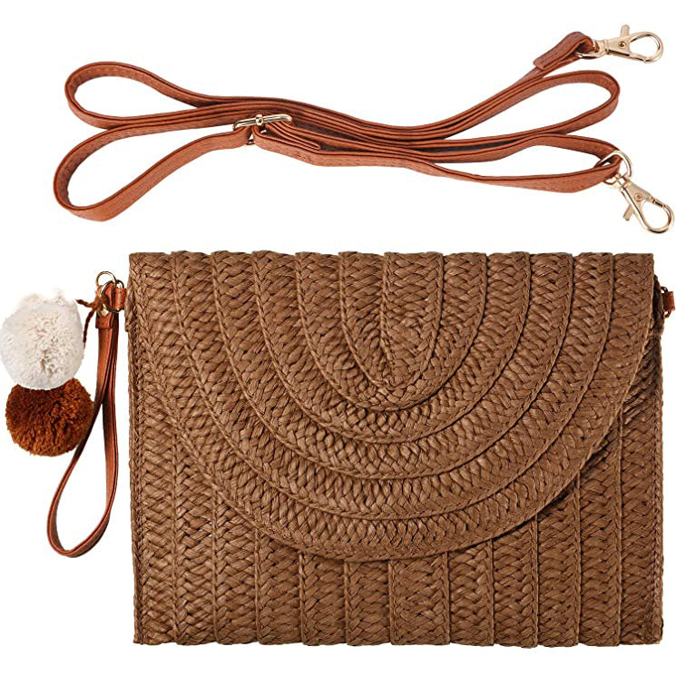 Straw Handmade Shoulder Bag Low Cost Cheap Online