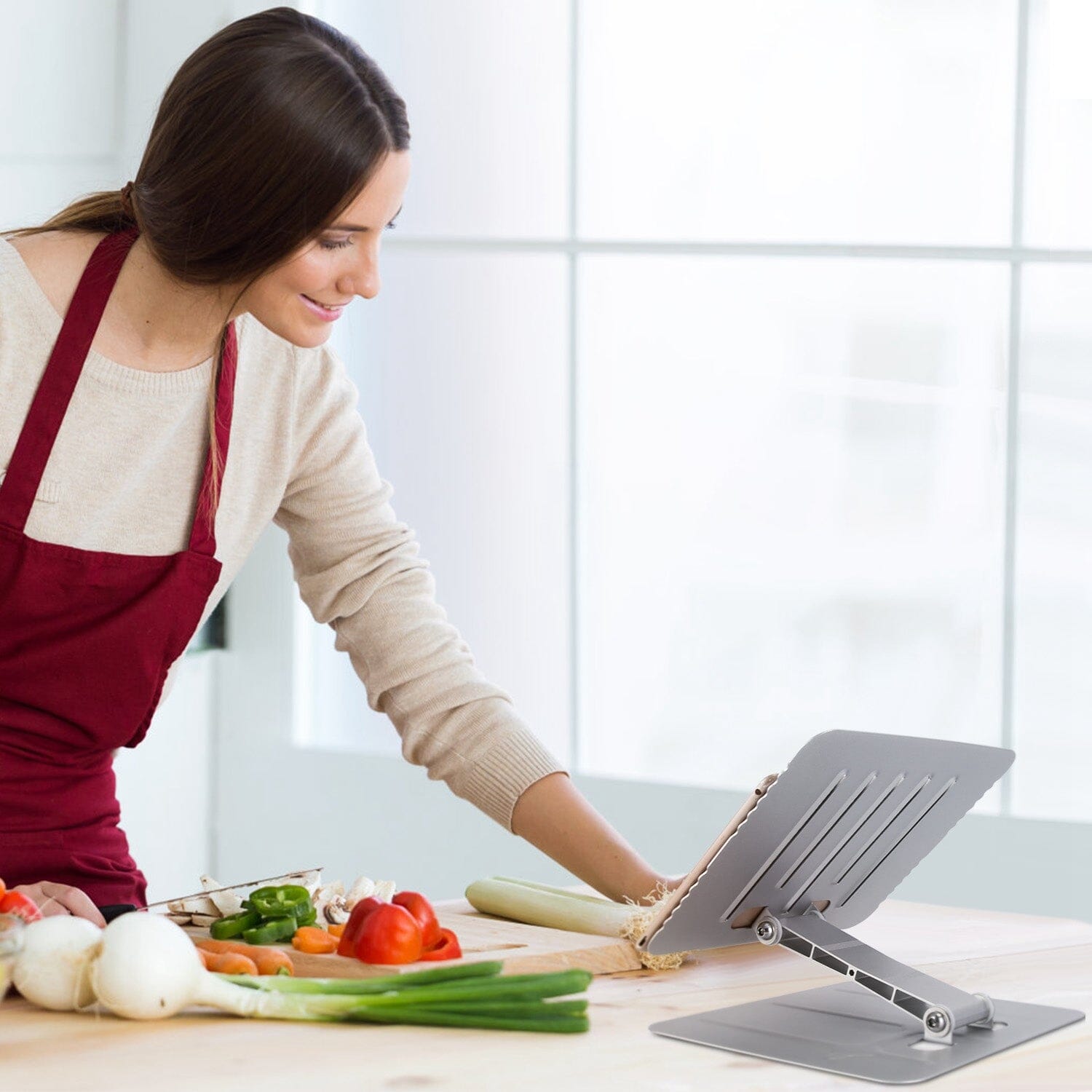 Adjustable Stepless Angle Laptop Stand Riser Sale Real