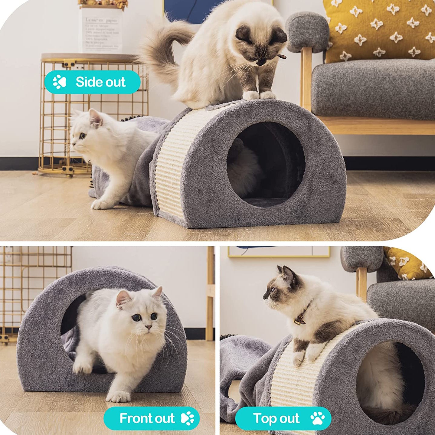 Cat Tunnel Bed Cat House Sisal Grab Bed Cheap Sale For Cheap