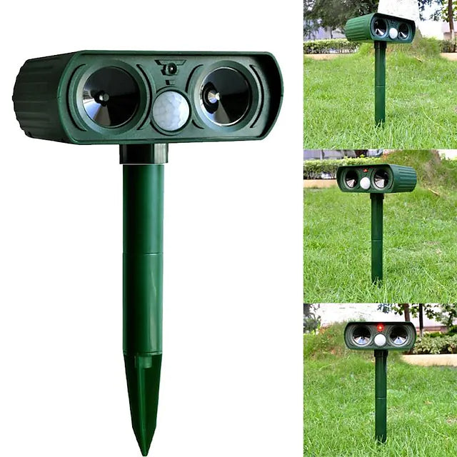 2-Piece: Outdoor Solar Ultrasonic Pest Repeller Cheap Very Cheap