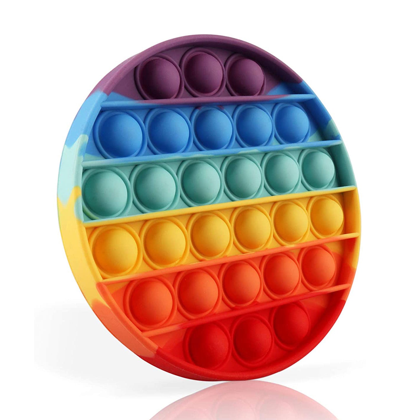 4-Pack: Rainbow Pop-It Bubble Popper Outlet Affordable