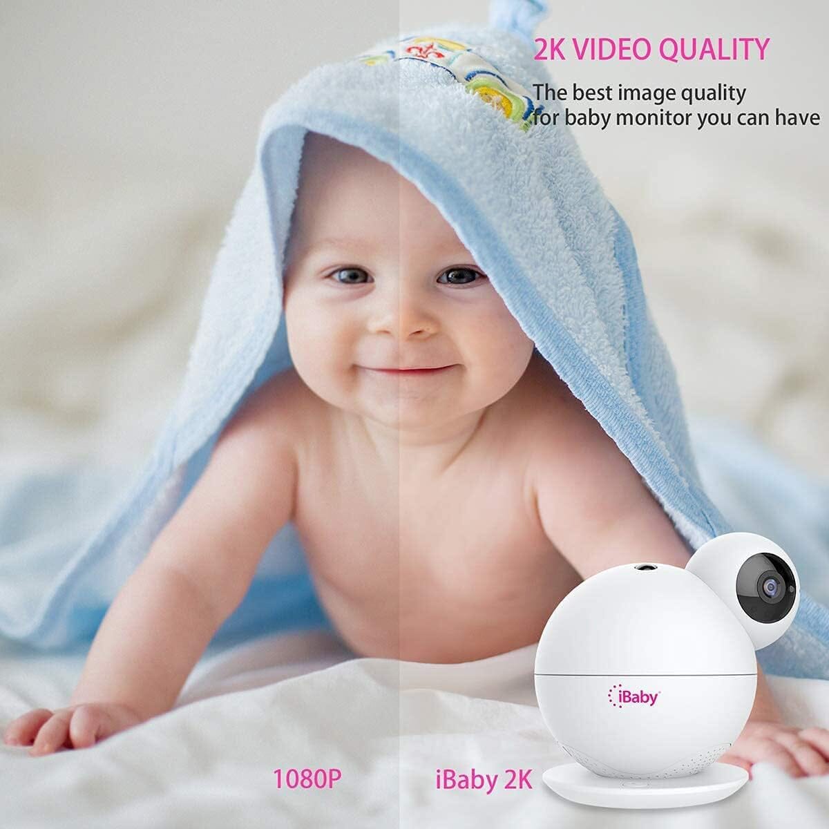 iBaby M8 2K Smart Baby Monitor, 355° Pan 110° Tilt and 2-Way Talk  (Refurbished) Fashionable Cheap Online