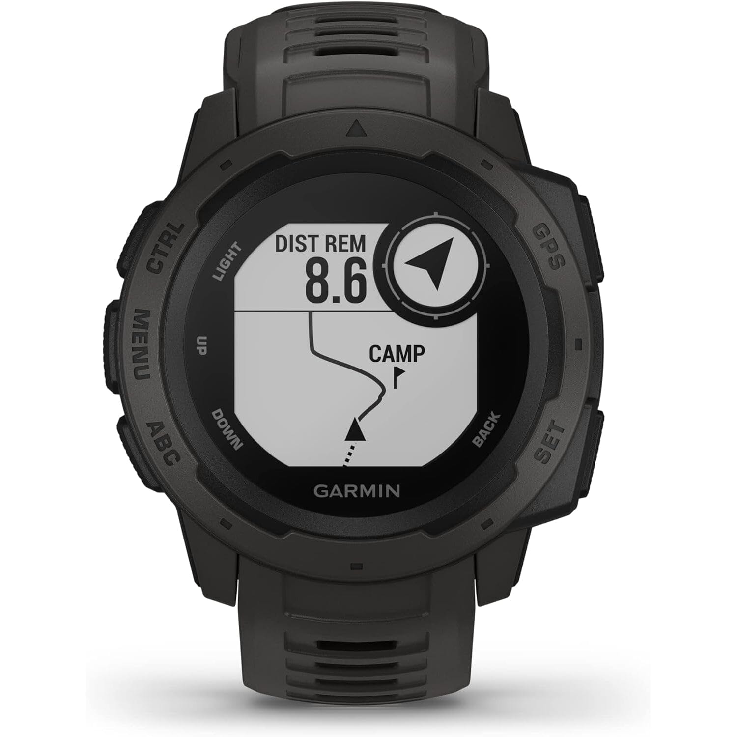 Garmin Instinct, Rugged Outdoor Watch with GPS  (Refurbished) For Nice