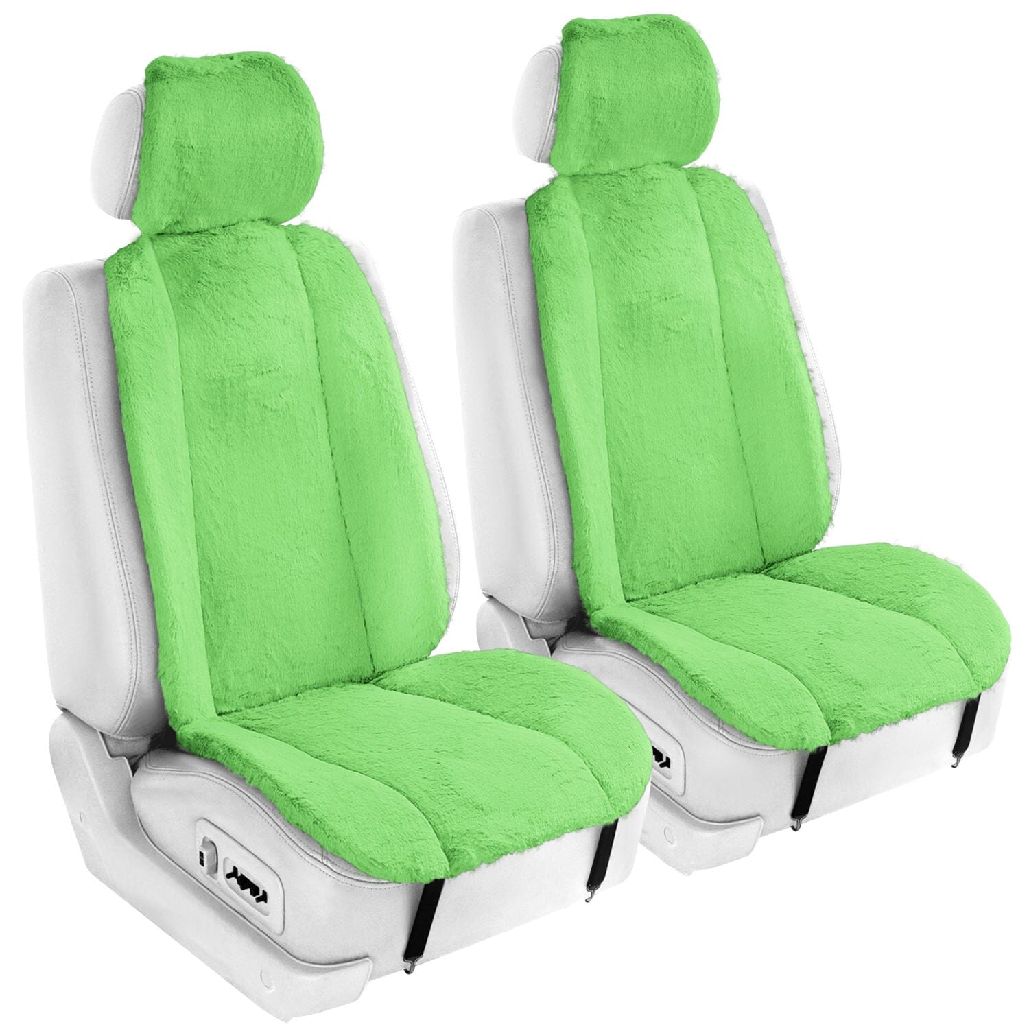 6-Piece Set: Doe16 Faux Rabbit Fur Car Seat Cushions Cheap New Styles