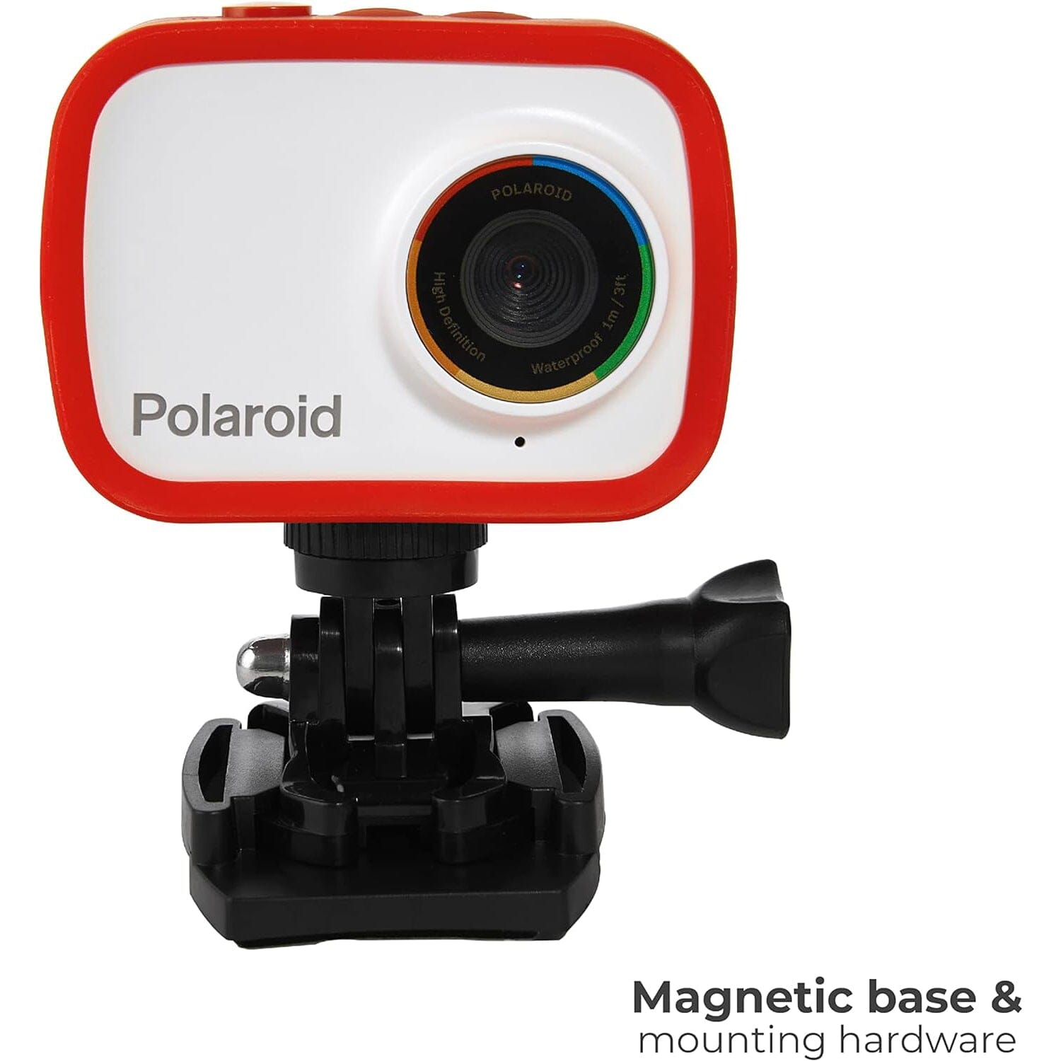 Polaroid Sport Action Camera 720p 12.1mp, Waterproof Camcorder Video Camera with Built in Rechargeable Battery and Mounting Accessories,  (Refurbished) Fashionable