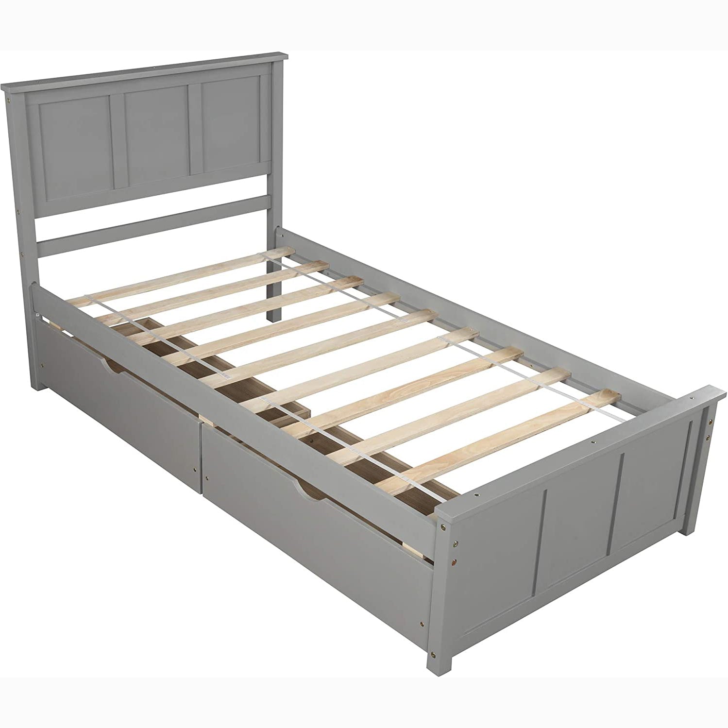 Twin Size Platform Bed with Two Drawers Buy Cheap 2025