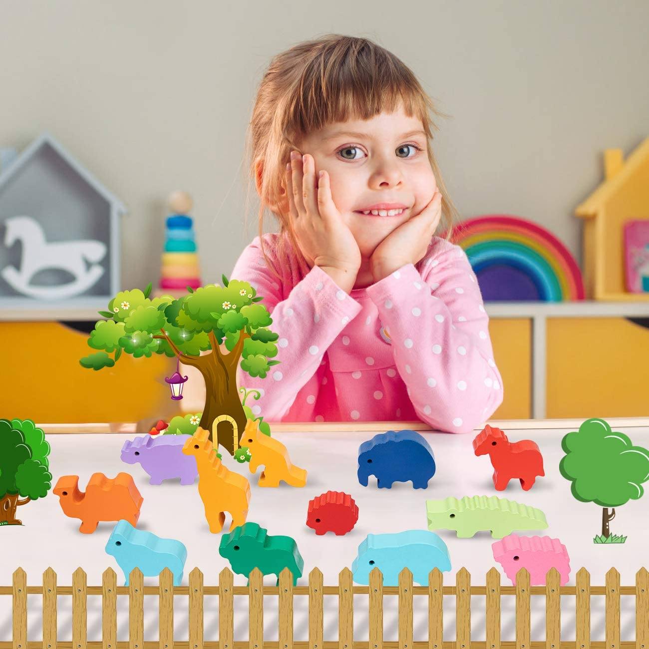 Wooden Stacking Toy for Kids Shipping Discount Sale