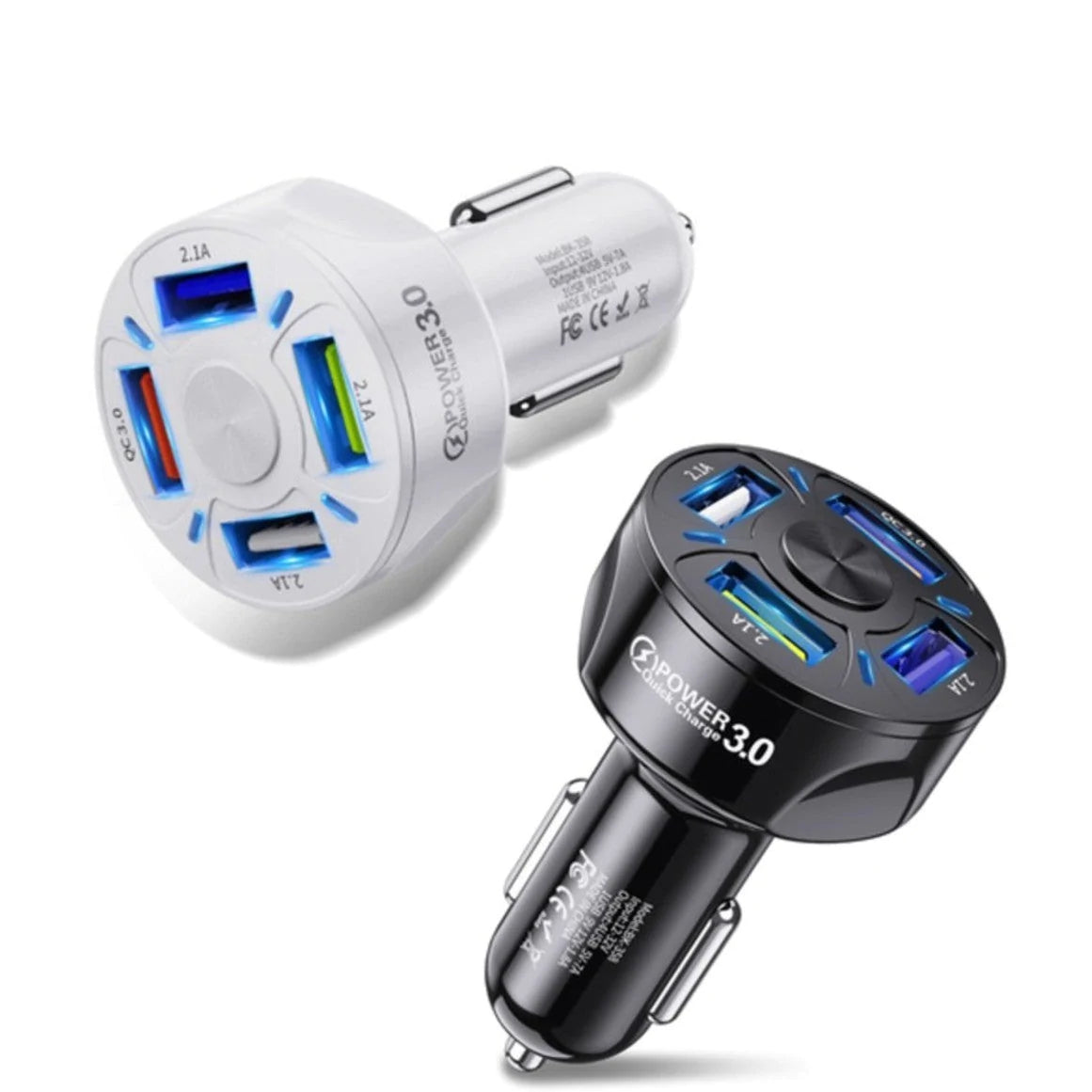 XIA LED 4 Port Rapid Car Charger Many Kinds Of Cheap Pice