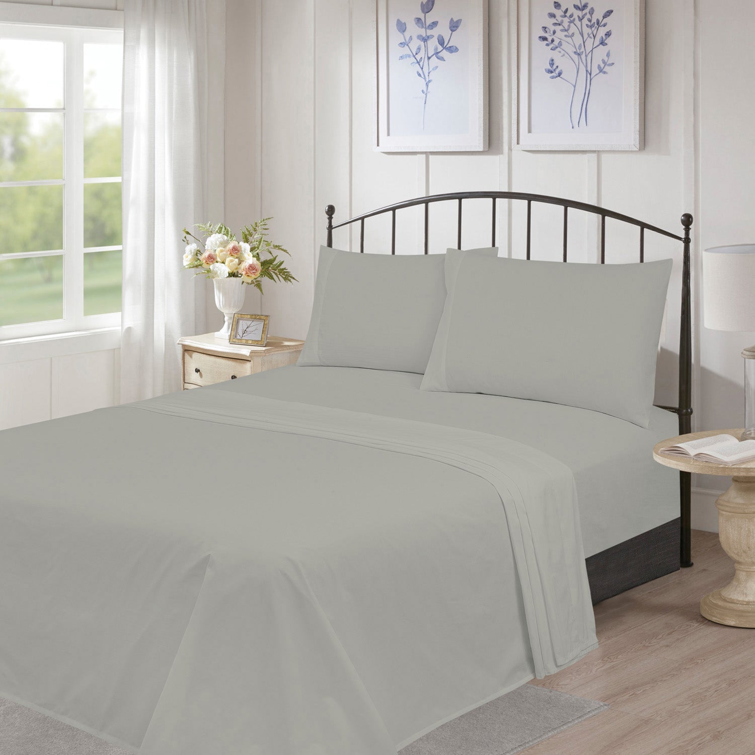 Luxury Ultra-Soft 300 Thread Count Cotton Sheet Online Online Outlet Sale