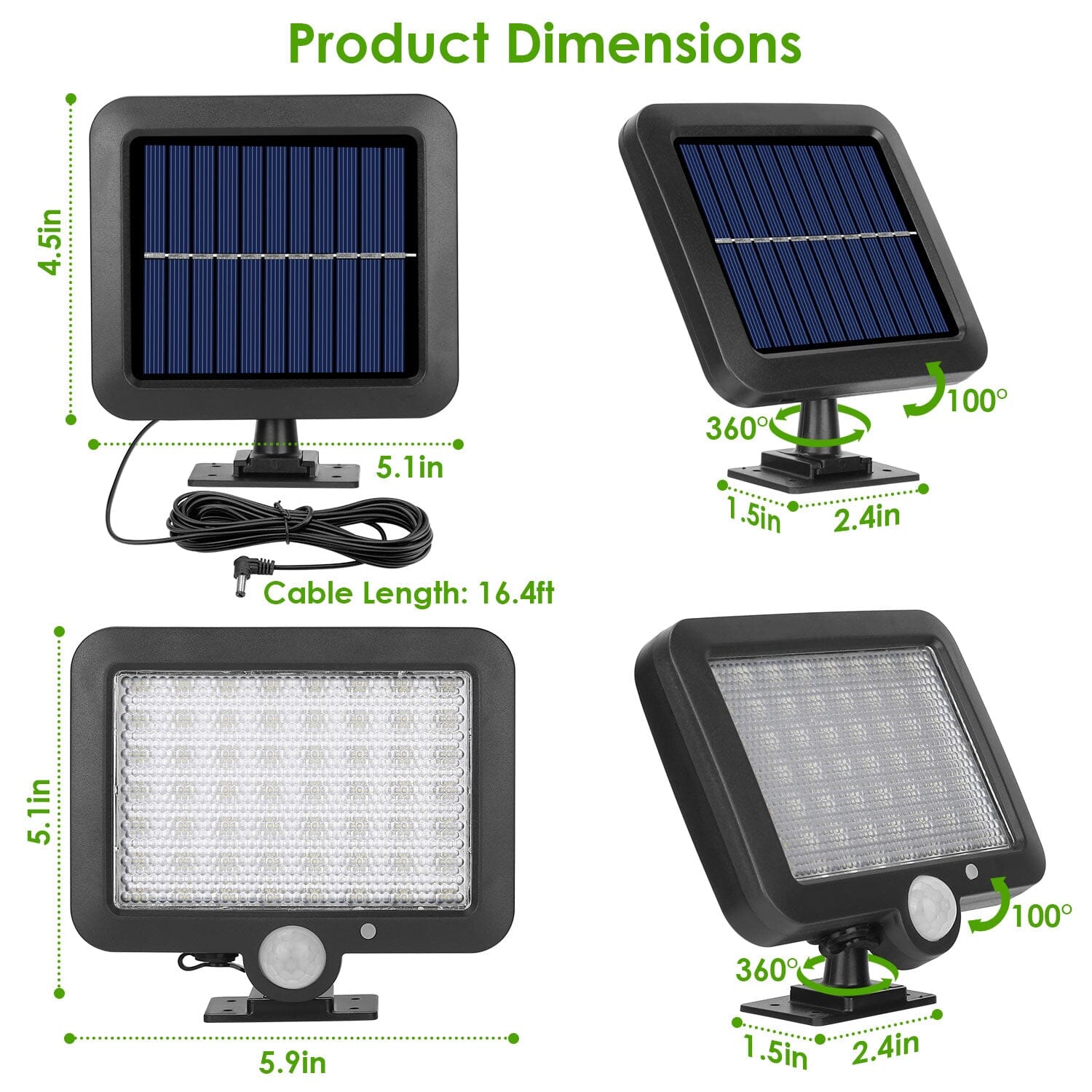 56 LEDs Outdoor Solar Security Flood Light Cheap Sale Cost