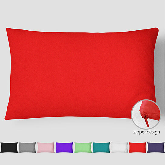 2-Pack: Breathable Lightweight Microfiber Standard Pillow Covers Discount View