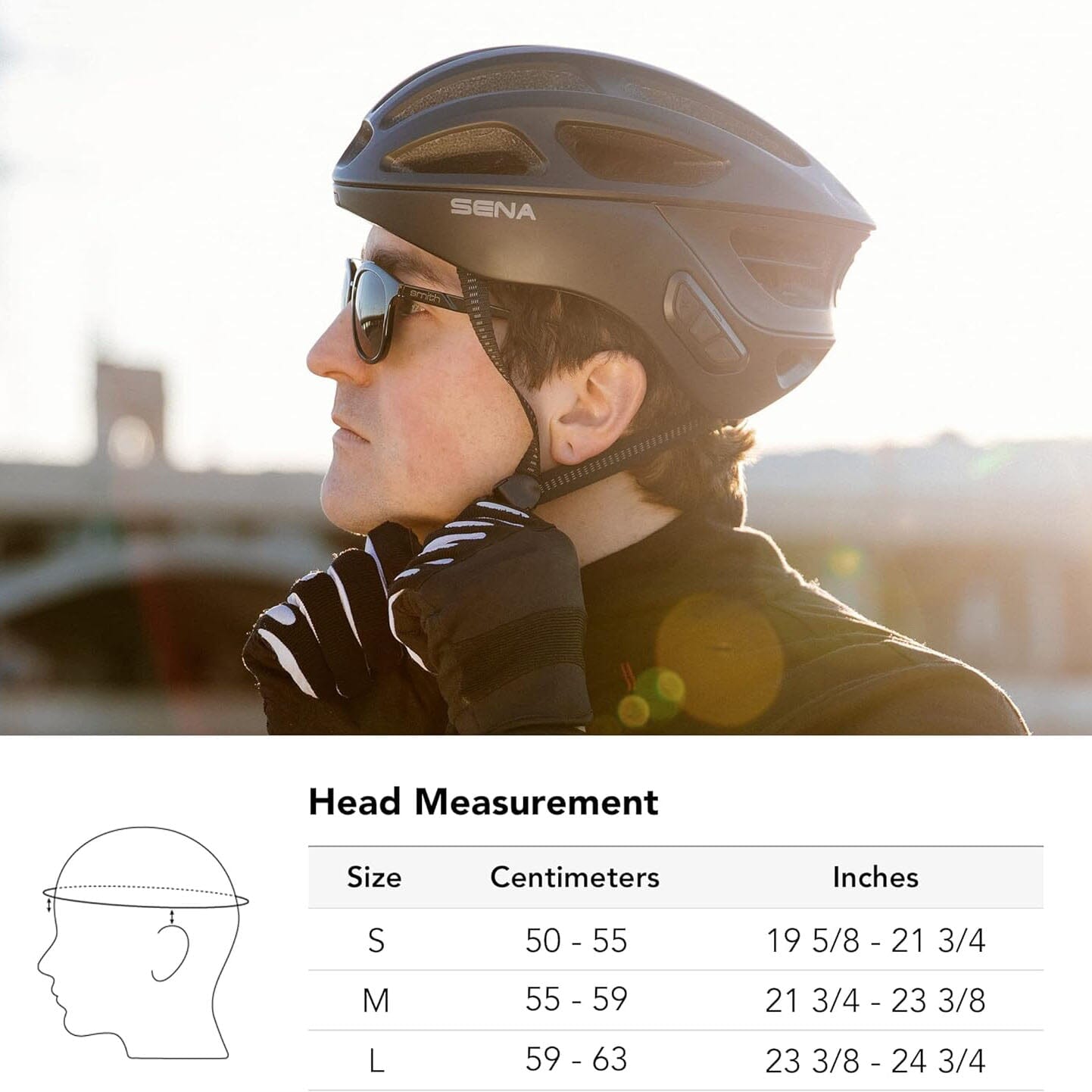 Sena R1 / R1 EVO Smart Communications Cycling Helmet  (Refurbished) Shop For Online