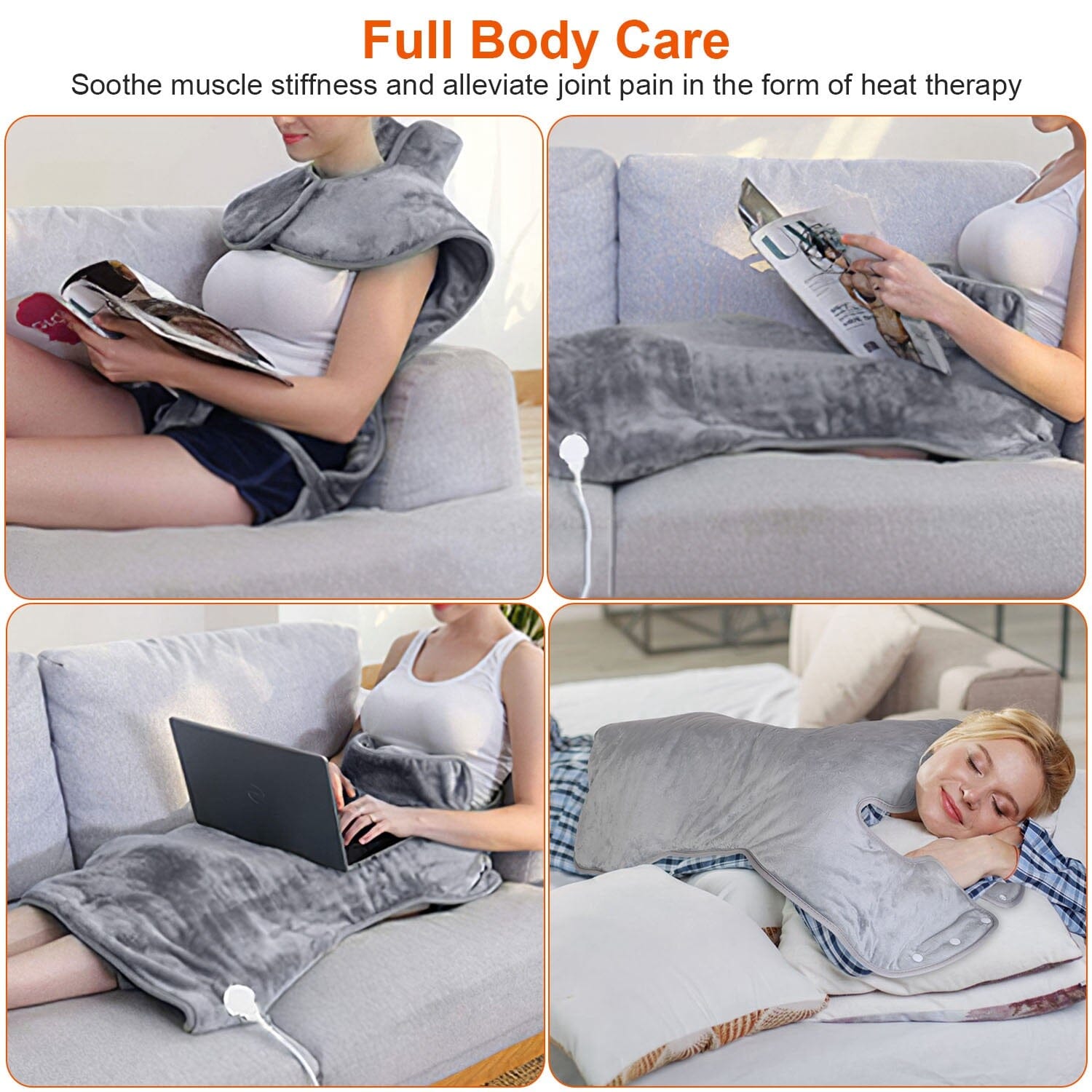 Electric Heating Wrap for Neck Shoulder Low Pice Fee Shipping Cheap Online