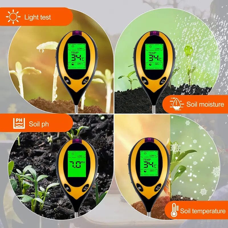 4-in-1 Digital Soil Moisture Meter Outlet Locations For Sale