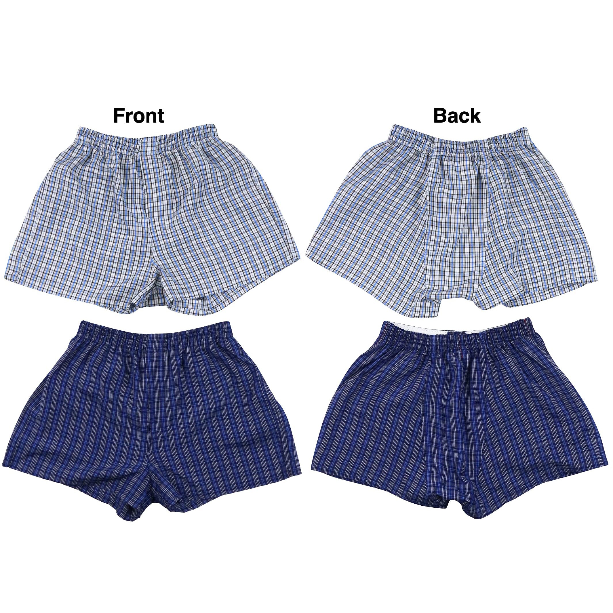 6-Pack: Boys' Tartan Patterned Boxer Shorts Sale Real