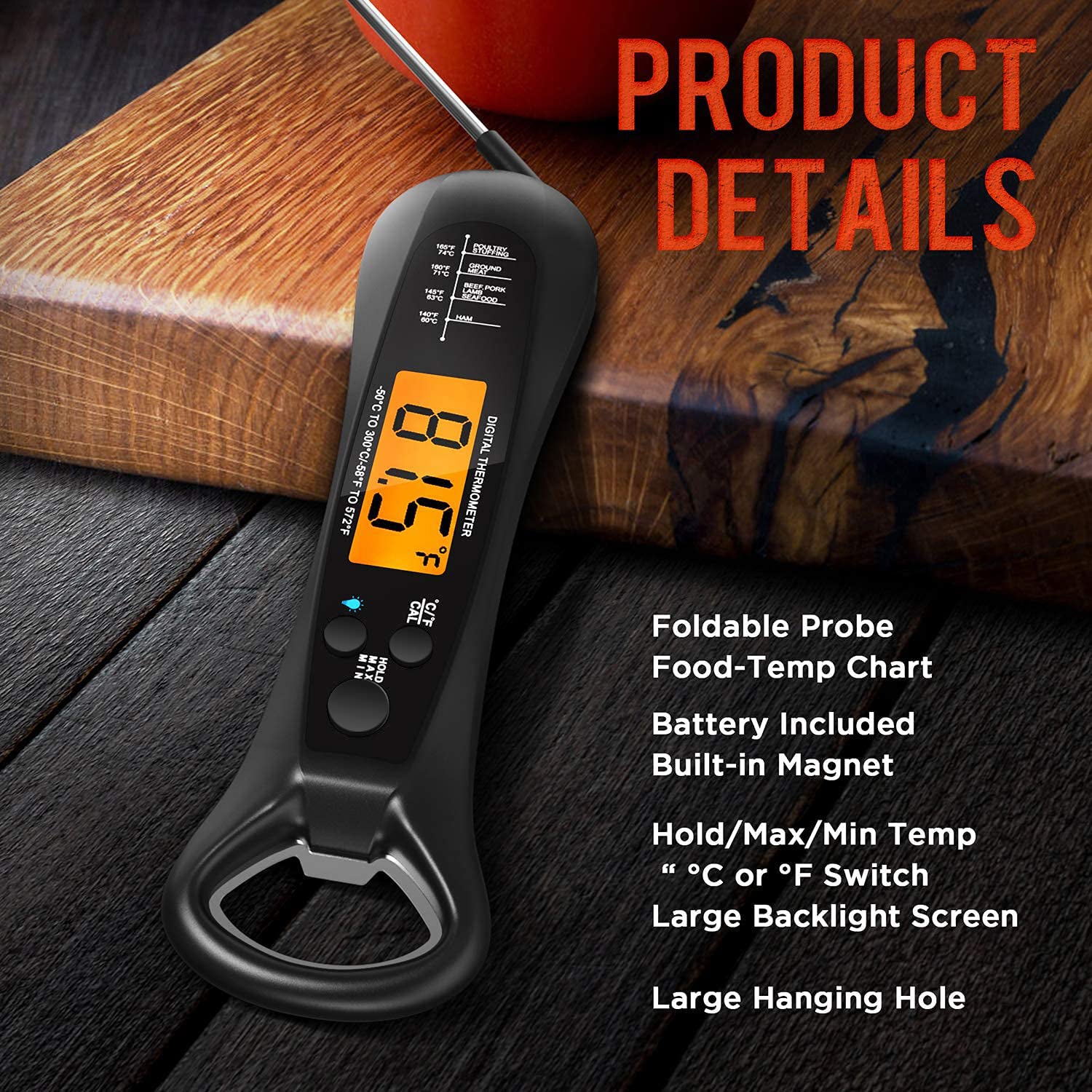 Instant Read Meat Thermometer for Cooking From China Free Shipping Low Pice