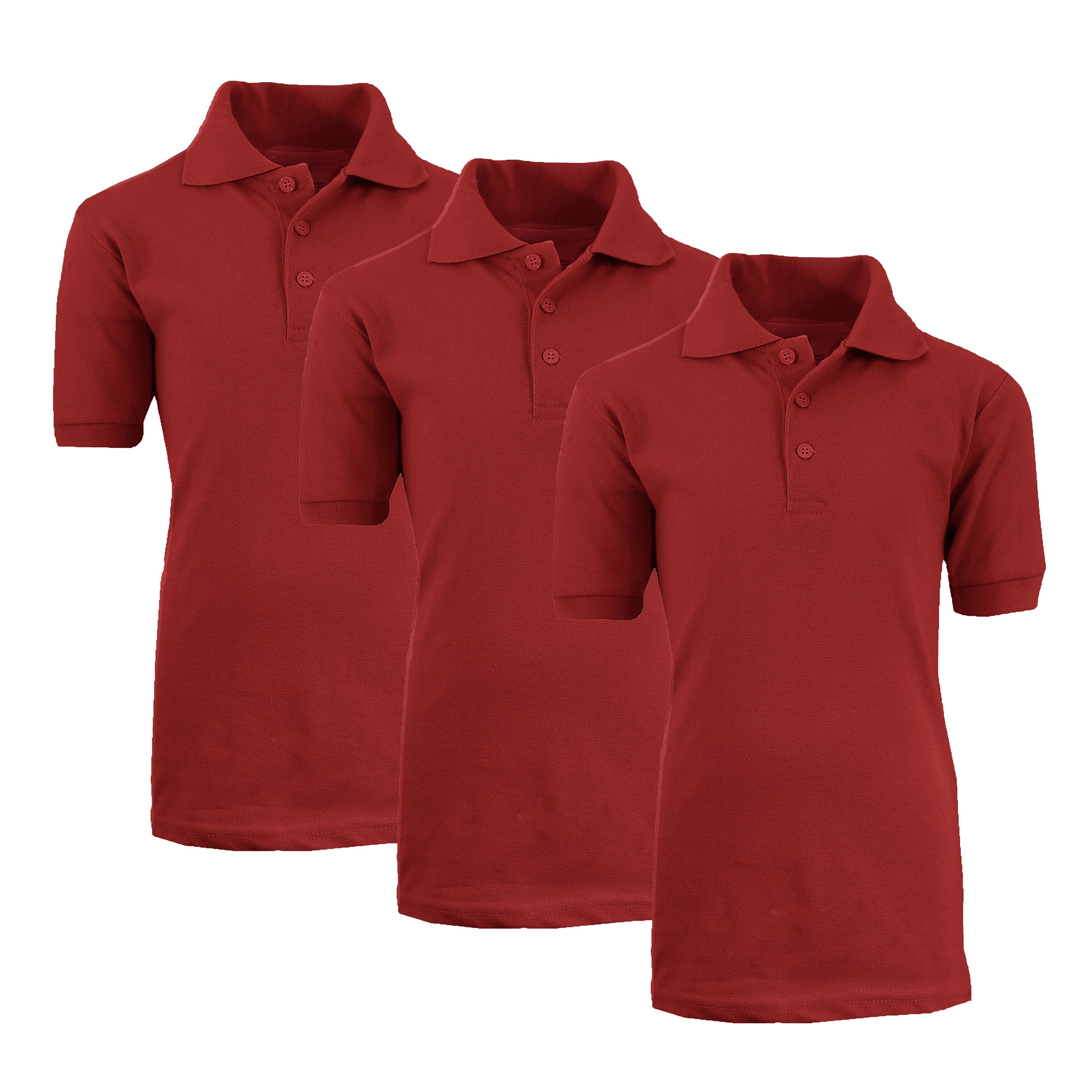 3-Pack: Boys School Uniform Polo Good Selling Sale Online