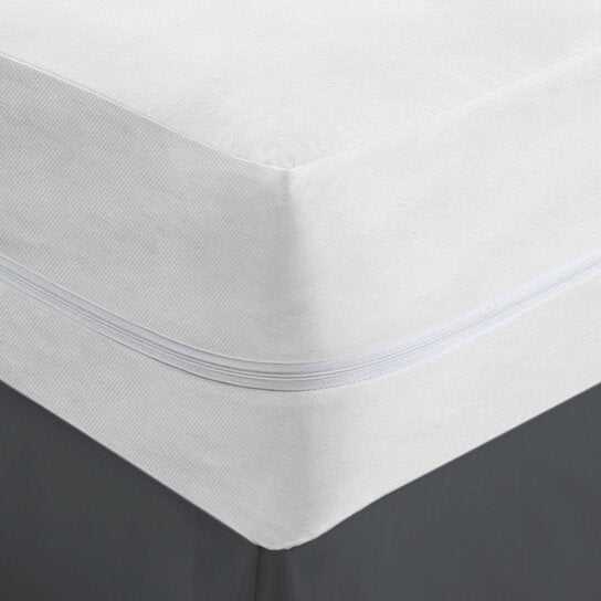 Fabric Zippered Waterproof and Bed Bug Mattress Protector Outlet Hot Sale