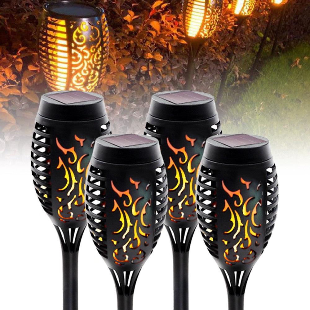 Solar Waterproof Torch Lights 12 LED Flickering Flame Landscape Lights Free Shipping Get To Buy