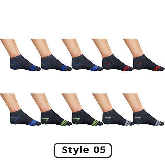 10-Pairs: Men's Active Low-Cut Ankle Socks Discount Professional