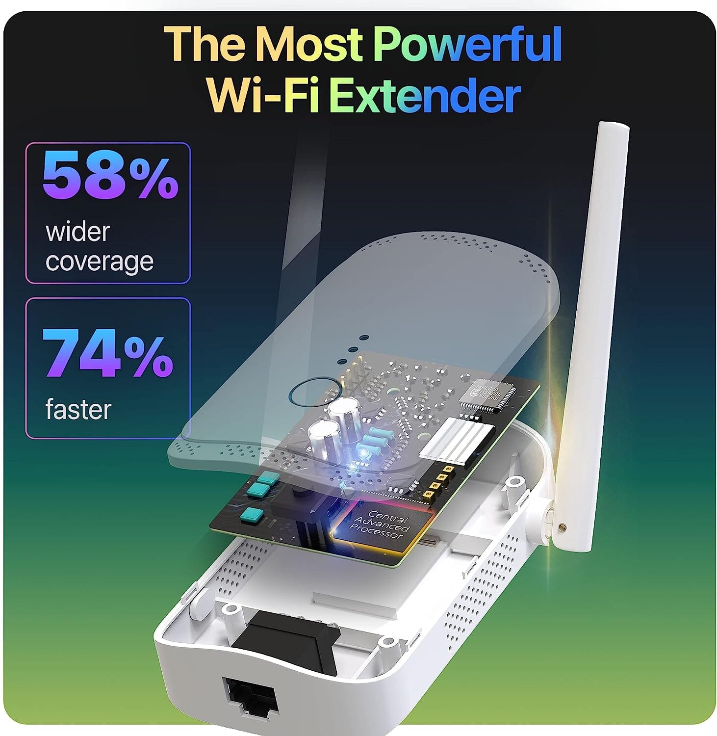 Macard WiFi Extender Booster - 2023 Release Up to 74% Faster  (Refurbished) Discount Fashionable