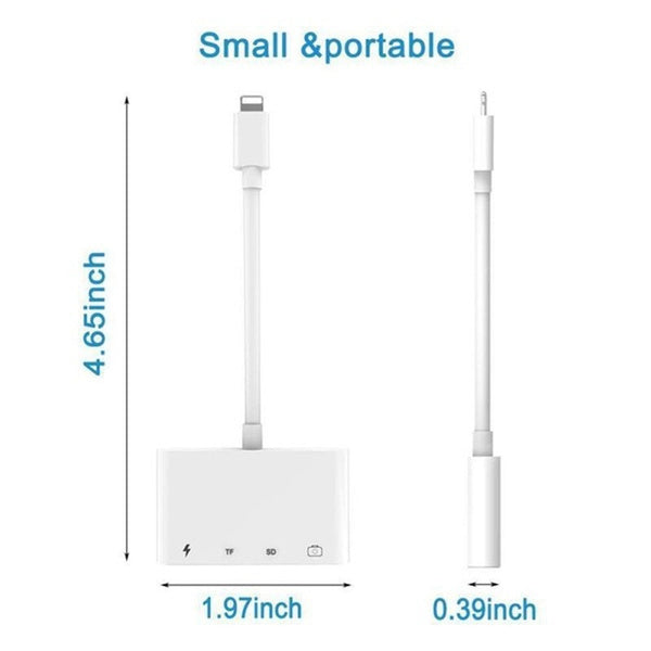 4-in-1 SD/TF Card Reader USB 2.0 Female OTG Adapter Cable Discount Outlet Store