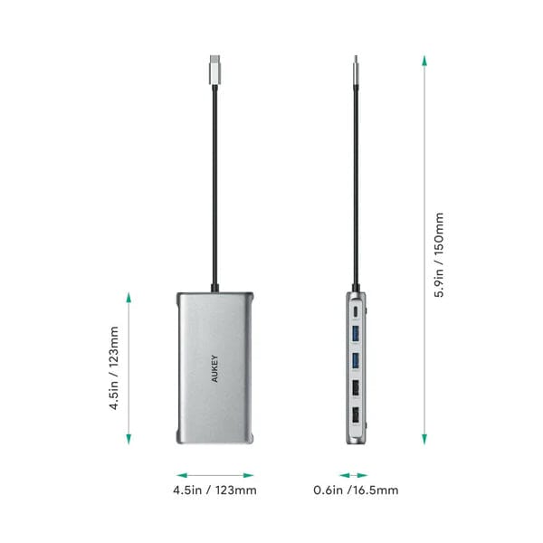 Aukey 12-in-1 USB-C Hub Comfortable Cheap Online